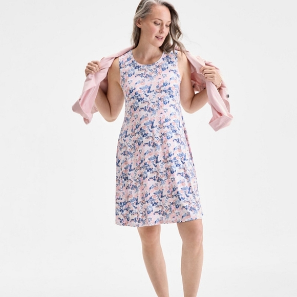 Style & Co. Dresses & Skirts - STYLE & CO WOMEN'S SLEEVELESS FLORAL CASUAL DRESS SIZE XS S  M & XL NWT
